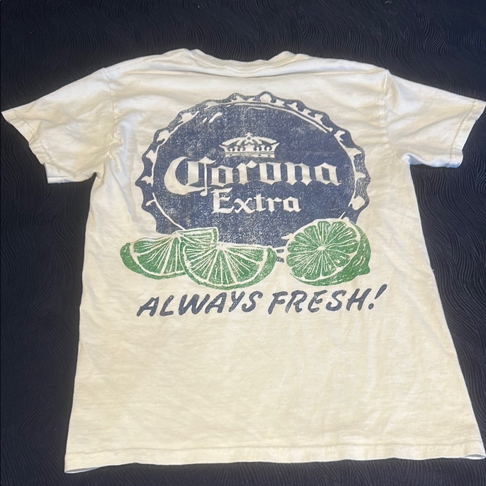 Corona White Short Sleeve Tee Timeless Comfort - Picture 4 of 4